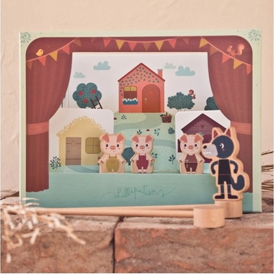 Lilliputiens magnetické divadlo Tři prasátka – Hledejceny.cz