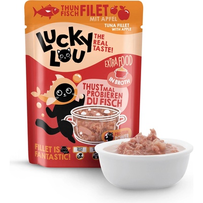 Loucky Lou Extrafood Adult Filet z tuniaka s jablkom vo vývare 70 g