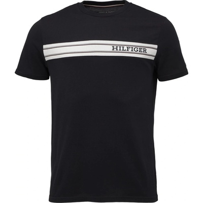Tommy Hilfiger MONOTYPE LOGO STRIPE LOUNGE Tmavě modrá bílá