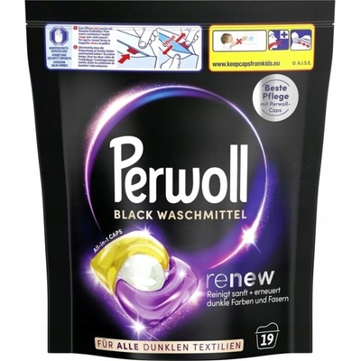 Perwoll Renew & Care Caps kapsle na tmavé prádlo 19 PD 256,5 g