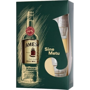 John Jameson Irish 40% 0,7 l (dárkové balení 2 sklenice)