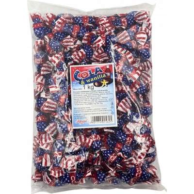 Roksana Cola Vanilka plněné karamelky 1 kg