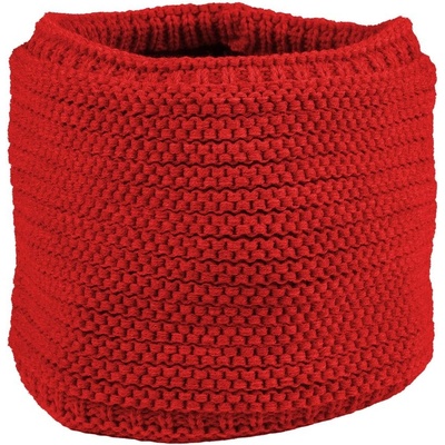 Bontis dámsky pletený šál tunel červená