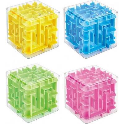 Teddies Hlavolam kostka plast 5x5cm na kartě