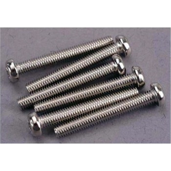 Traxxas кръстата винт M3x23mm полукръгла глава цинк. (6)