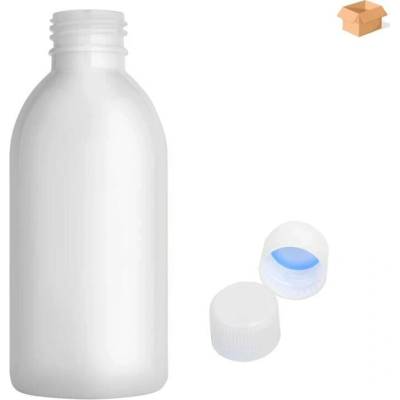 Tera plastová lahvička bílá s bílým uzávěrem 200 ml 220 ks