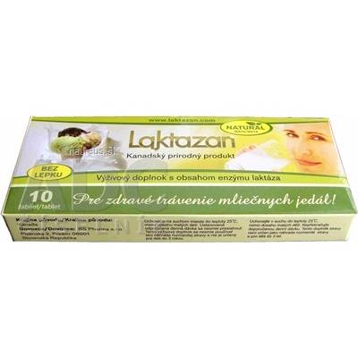 Gelda Scientific LAKTAZAN tablety tbl enzym laktáza s příchutí máty 1x10 ks 10 ks
