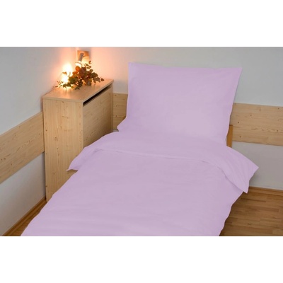 Brotex obliečky bavlna UNI svetlo fialové zipsový uzáver 140x220 70x90