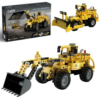 CADA Buldozer a nakladač 2v1 693 ks