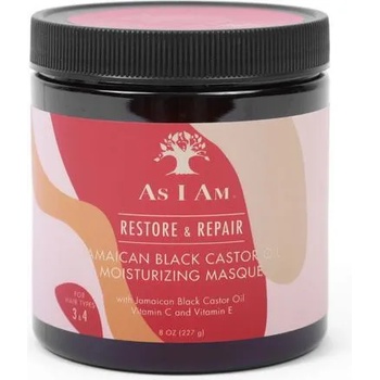 As I Am Овлажняваща маска от черно рициново масло от Ямайка As I Am JBCO Moisturizing Masque, 227 г