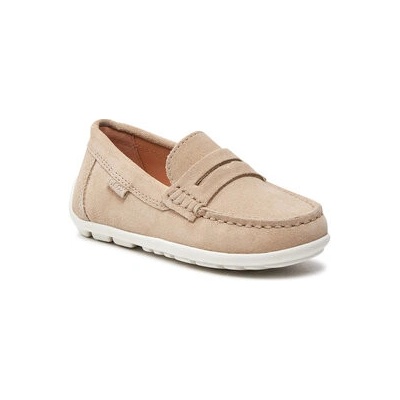 Geox mokasíny J New Fast Boy J826CA 00022 C5014 béžová