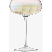 LSA International Široký pohár na šampanské Pearl perleťový 4 x 300 ml