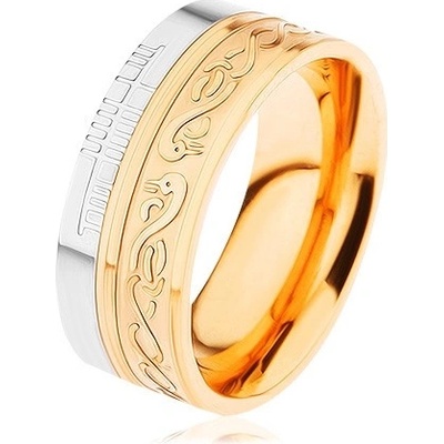 Šperky Eshop Lesklý prsten z oceli P01.19