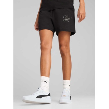 PUMA Къси панталони ESS SCRIPT High-Waist Shorts 5