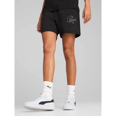 PUMA Къси панталони ESS SCRIPT High-Waist Shorts 5