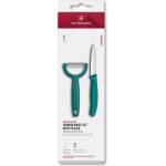 Victorinox Комплект нож и Y белачка SWISS CLASSIC, комплект от 2 бр. , зелен, пластмаса, Victorinox (VN6711422C1)
