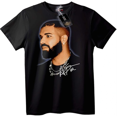 NOONEBRAND Тениска Drake signature черна - XL, Black