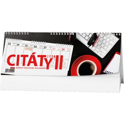 Baloušek stolní pracovní CITÁTY II 2026