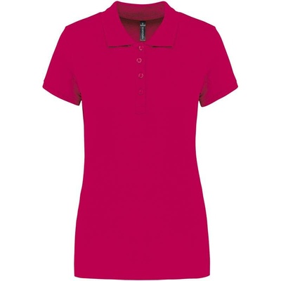 Kariban K255 Dámske piqué polo červená Fuchsia