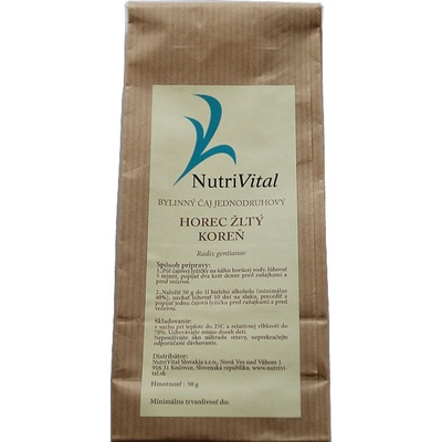 Nutrivital Horec žltý koreň 100 g