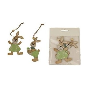 Zajac na zavesenie, 4 ks D4041-15