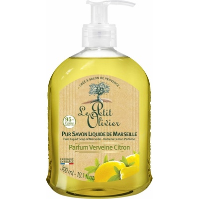 Le Petit Olivier prírodné tekuté mydlo s olivovým olejom Verbena a citrón 300 ml