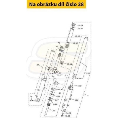 Yamaha Gufero vidlice T-max 08-14 4PU231450100 – Zbozi.Blesk.cz
