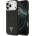 GUESS PU Leather Triangle Logo MagSafe Задний калъф за iPhone 17 Pro Max Black Guess | Cheren | МЪЖЕ | UNI