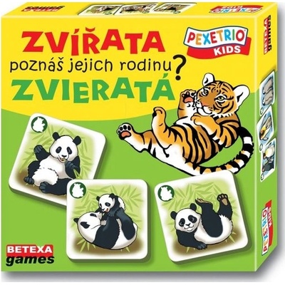 Betexa Pexetrio Kids Zvířata: Poznáš jejich rodinu?