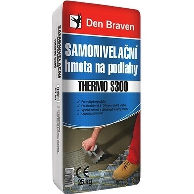 DEN BRAVEN Samonivelační hmota na podlahy THERMO S300 25 kg