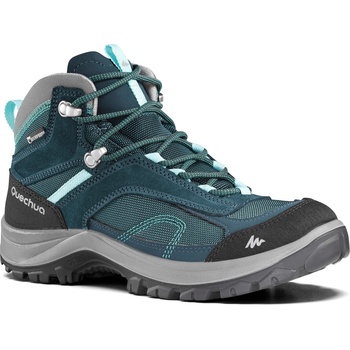 Quechua dámské turistické nepromokavé polovysoké boty MH 100