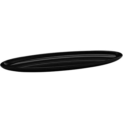 ALKAN AN-Плато елипса 65x20x4см ЧЕРНО и Червено(K-1453) (0136323)