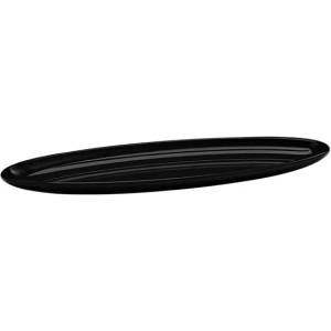 ALKAN AN-Плато елипса 65x20x4см ЧЕРНО и Червено(K-1453) (0136323)