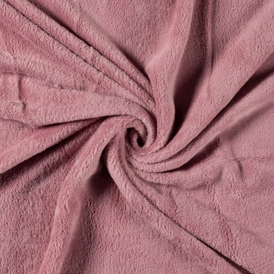 Látka wellsoft fleece staroružový