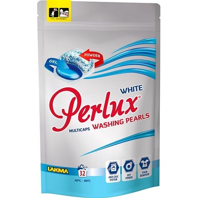 Perlux Super Compact White prací perly Hexagon na bílé prádlo 32 ks