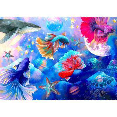 Enjoy - Puzzle Deep Sea Galaxy - 1 000 piese
