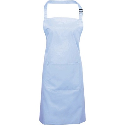 Premier Workwear Pracovní zástěra za krk s kapsou PR154 Light Blue Pantone 2708 72x86cm