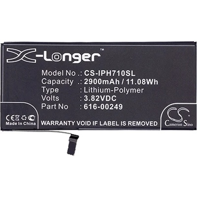 Cameron Sino Батерия за iPhone 7 Plus 5.5 CAMERON SINO Li-Polymer 3.82V/2900mAh, съвместима с Apple 616-00249, ЧЕРНА CS-IPH710SL (CS-IPH710SL)