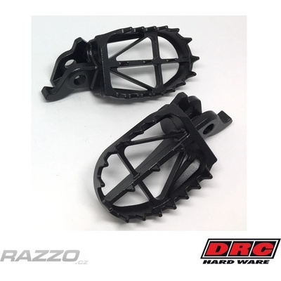 Široké ocelové stupačky DRC Ultra Wide Footpegs Honda CR / CRF – Hledejceny.cz