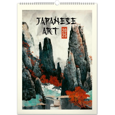 NOTIQUE Nástěnný Vintage plakáty japonské umění 33 x 46 cm 2025 – Zbozi.Blesk.cz