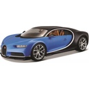 BburagoPlus Bugatti Chiron modrá 1:18