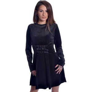 HEARTLESS дамска рокля heartless - gothic wednesday - ЧЕРНА - poi666