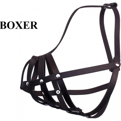 B & F Náhubek kožený boxer