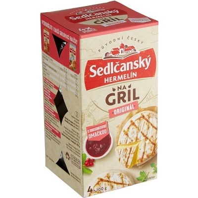 Sedlčanský Hermelín na gril originál s brusnicovou omáčkou 450 g