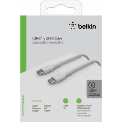 Belkin CAB004bt1MWH USB-C/USB-C, 1m, bílý