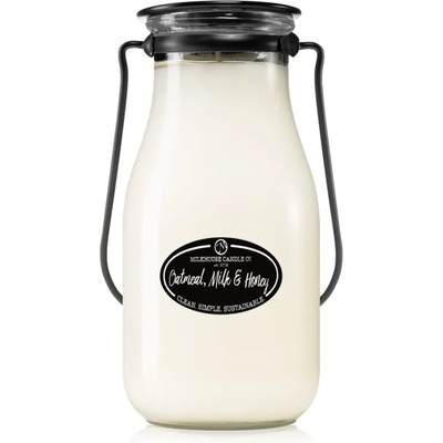 Milkhouse Candle Milkhouse Candle Co. Creamery Oatmeal, Milk & Honey ароматна свещ Milkbottle 396 гр