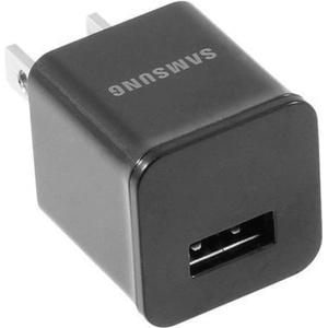 Samsung Захранване за ел. мрежа с USB изход 1000mA US стандарт (черен) - bulk - Samsung US Travel Charger ETAU80JBE (ETAU80JBE )