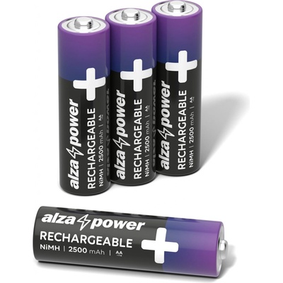 AlzaPower AA 2500 mAh 4ks APW-BRAA4BXV2 – Zboží Živě