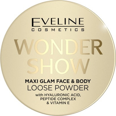 Eveline Cosmetics Wonder Show rozjasňujúci sypký púder na tvár a telo 6 g