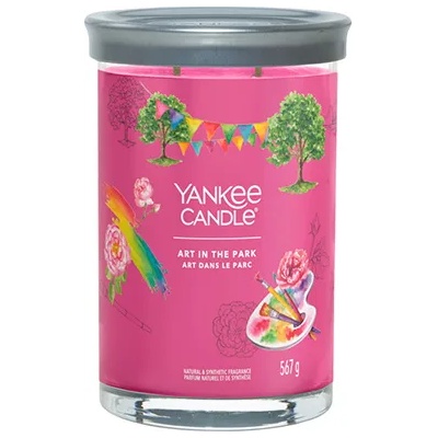 Yankee Candle Art In The Park голяма чаша с надпис 567 гр